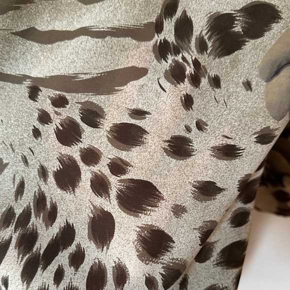 PERCEPTIONS BY IRENE B. | Vintage Long Sleeve Animal Print Dress - Picture 9 of 12